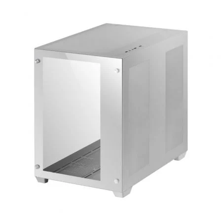 Mars Gaming Torre Gaming MCV3W Blanca, Caja PC ATX/E-ATX XXL con Doble Ventana de Cristal Templado, Estructura Modular, Soporte para Refrigeración Líquida